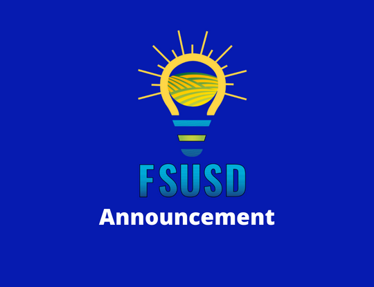FSUSD Announcement